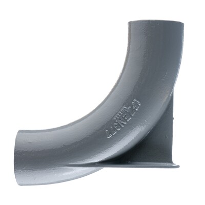150mm Halifax HD Long Rad Heel Rest Bend 88deg; Grey