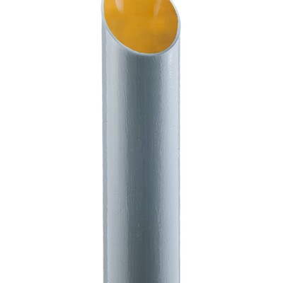 200mm Halifax HD Pipe P/E x3m; Grey