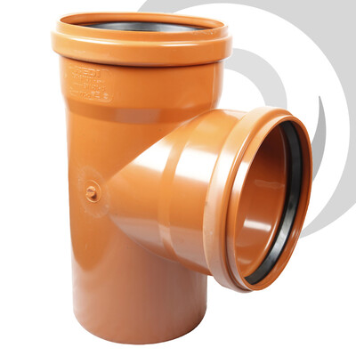 250mm D/Socket 87.5deg T Junction