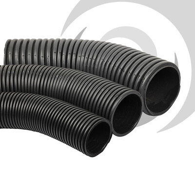 125mm ID Twinwall Duct Bend Long Radius 45deg P/E