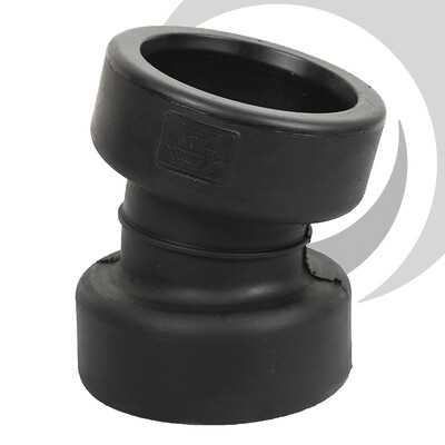150mm ID Twinwall Drain Bend D/Socket 15 deg Short Radius, inc. seals