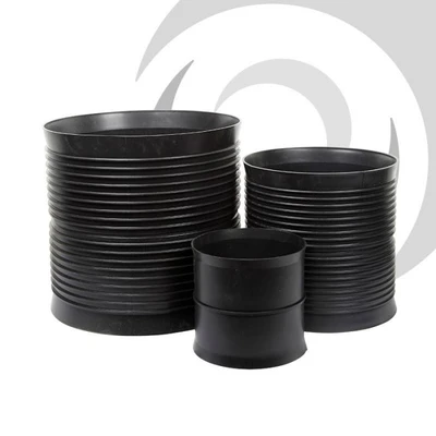 150mm Twinwall Duct Coupler (Suit 150mm ID 178mm OD Pipe)