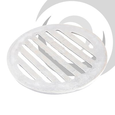 Aluminium Circular Bottle Gully Grating 200mm