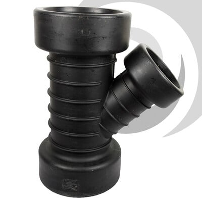 225/150mm ID TW Drain Unequal Y Junction inc. seals