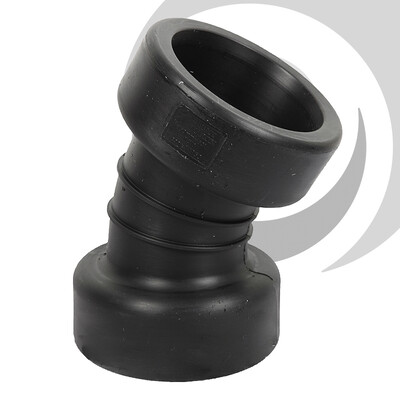225mm ID Twinwall Drain Bend D/Socket 30deg Short Radius inc. seals