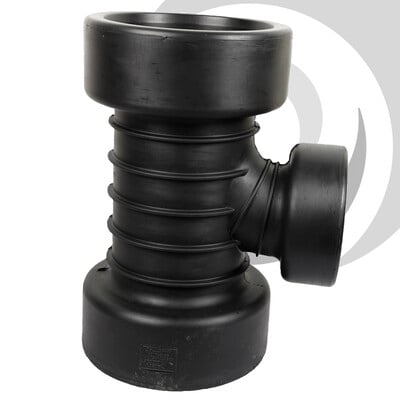 300/150mm ID TW Drain Unequal T Junction inc. seals