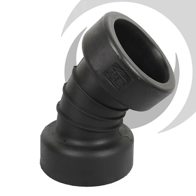 300mm ID Twinwall Drain Bend D/Socket 45 deg Short Radius inc. seals