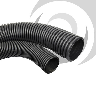 300mm ID Twinwall Duct Bend Long Radius 90deg P/E