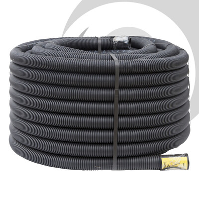 40mm OD Twinwall Duct x50m; BLACK