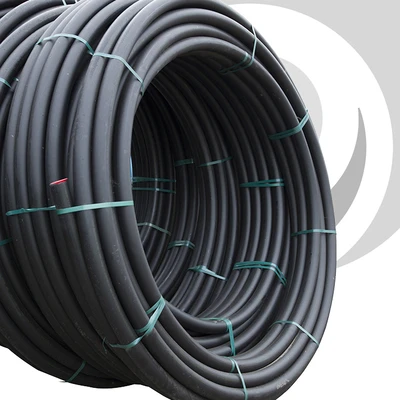 HDPE Water Pipe: 32mm x 50m Coil; BLACK PE100 16 bar/ PE100/ SDR11