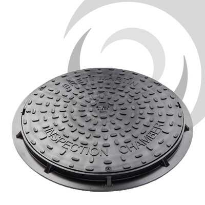Polypropylene Cover & Frame: 450mm dia 50 kn Circular Locked