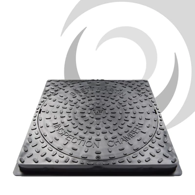 Polypropylene Cover & Frame: 450 x 450mm 50 kn Square to Round