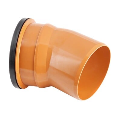 110mm UPVC Drainage S/Socket Bend 22.5deg