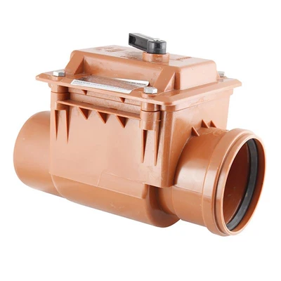 110mm UPVC Non Return Valve, S/Socket
