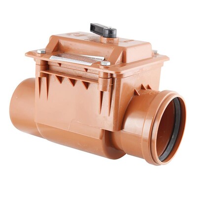 110mm UPVC Non Return Valve, S/Socket