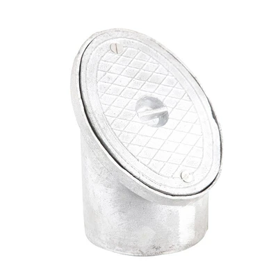 110mm Aluminium Rodding Eye 45deg