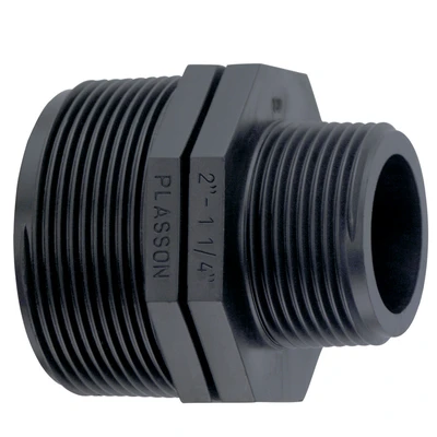1" x 3/4" Plasson Threaded Reducing Nipple