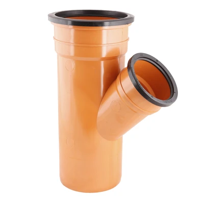 160/110mm UPVC D/Socket 45deg Unequal Y Jc