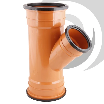 160/110mm UPVC T/Socket 45deg Unequal Y Jc
