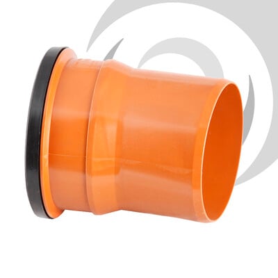 160mm UPVC Drainage S/Socket Bend 11.25deg