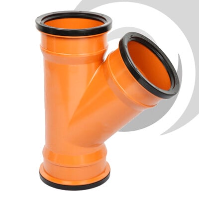 160mm UPVC Drainage Triple Socket Y Junction
