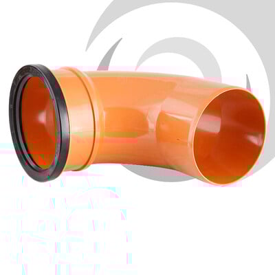 160mm UPVC Drainage S/Socket Bend 87.5deg