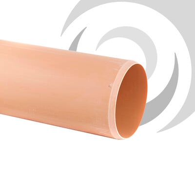 160mm UPVC Plain Ended Pipe x6m