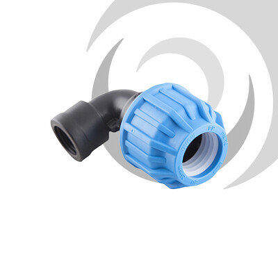 90mm x 3" Plasson 90deg Tee Junction With Threaded Female Offtake