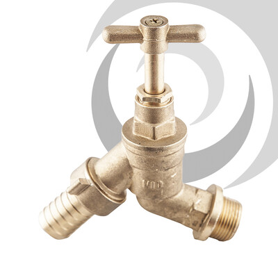3/4" Plasson Brass Bib Tap