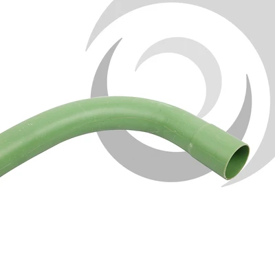 96mm CTV Duct Long Radius Bend 90deg; Green