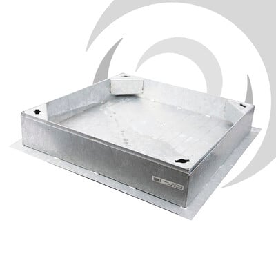 BLOCK PAVIOR Cover: 600 x 450 x 100mm; Galvanised Frame - 10 ton GLVW