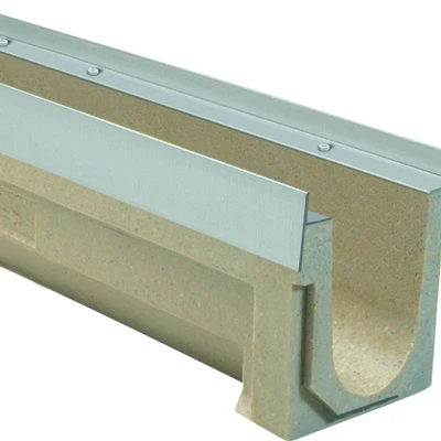 F100K 100mm W x 250mm D Polymer Channel x1m F900