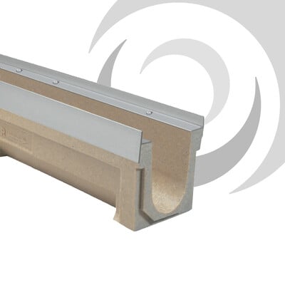 F100K 100mm W x 250mm D Polymer Channel x1m F900