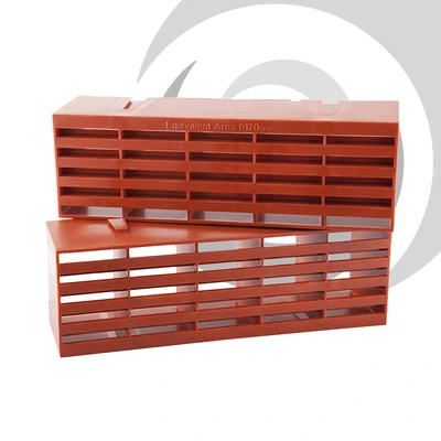 215x69x60mm Polyprop. Air Brick; Terracotta