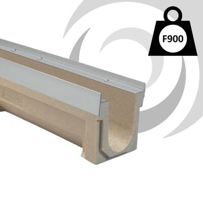F150K 150mm W x 220mm D Polymer Channel x1m F900
