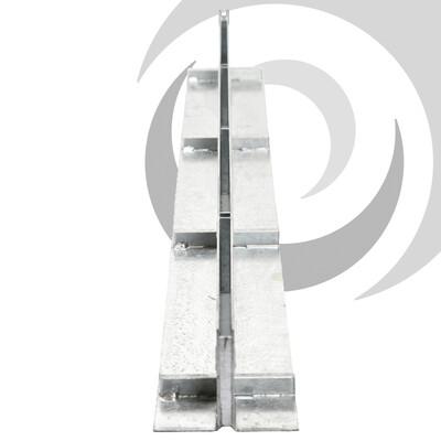 EUROSELF 100mm Galv. Single Centre Slot Grate Grating x1m; C250 - 70mm Slot Height