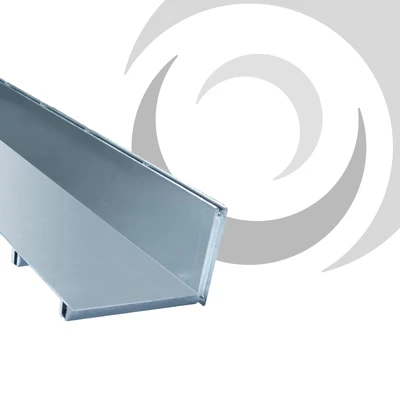 MULTIV+100 100mm W x 105mm H Single Slot Top - Galvanised x1m; D400