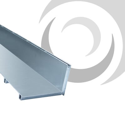 MULTIV+100 100mm W x 105mm H Single Slot Top - Galvanised x1m; D400