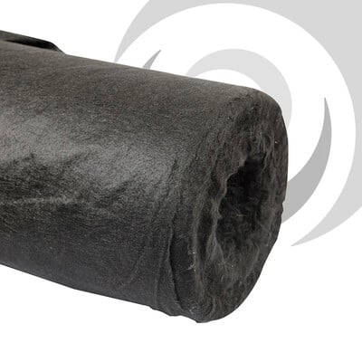 Woven Geotextile 4.5M x 100m Roll; Black - 76mm Core