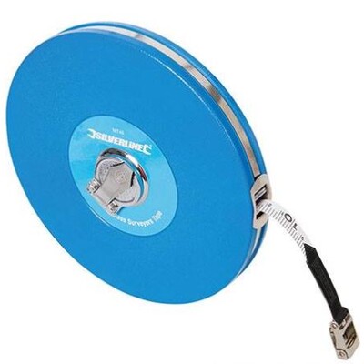 Fibreglass Surveyor's Tape (x50m) c/w claw