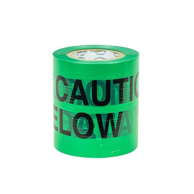 Underground Warning Tape - DATA CABLE (x365m) GREEN
