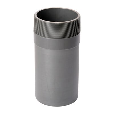 Frost PVC spigot adaptor BSP4 to 110mm plastic, extends 220mm