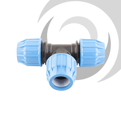 25mm Compression Equal Tee Junction