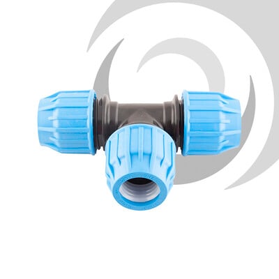 32mm Compression Equal Tee Junction