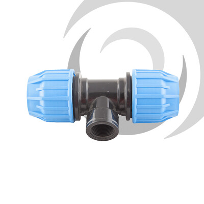 25mm x 1/2" Comp. Tee Junction FEMALE Thread