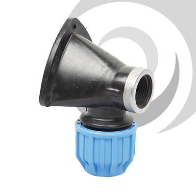 20mm Compression Wall Plate Elbow