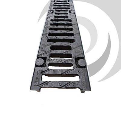 F200K 200mm D/Iron Slotted Grating x0.5m;