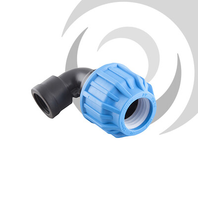 32mm x 1 1/4" Comp. 90deg Elbow Female Thread