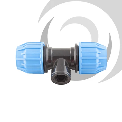 20mm x 3/4" Comp. Tee Junction FEMALE Thread