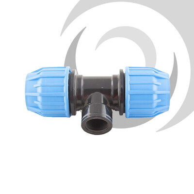 20mm x 3/4" Comp. Tee Junction FEMALE Thread